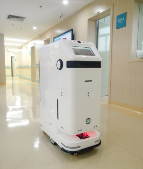 助力中国智慧医院建设：赛特智能配送机器人亮相广州医科大学附属第五医院