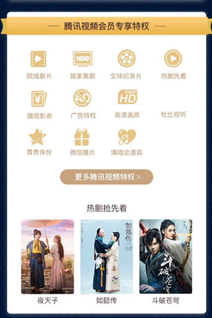 唯品会与腾讯视频推出联合会员：最低148元即享双料VIP年卡