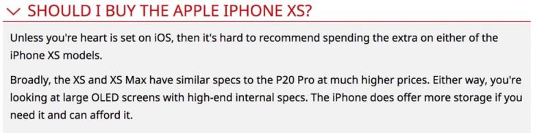 论拍照，华为P20 Pro和iPhone XS谁更强？外媒这样说