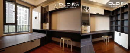 全屋定制哪个品牌好，先看看我乐家居这套客户安装实景图
