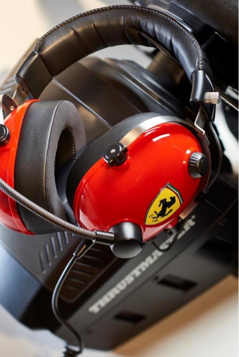 Thrustmaster（图马思特）推出旗下首款 Scuderia Ferrari 版耳麦