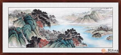 送领导什么字画好？李佩锦艺术山水雅致有文化！