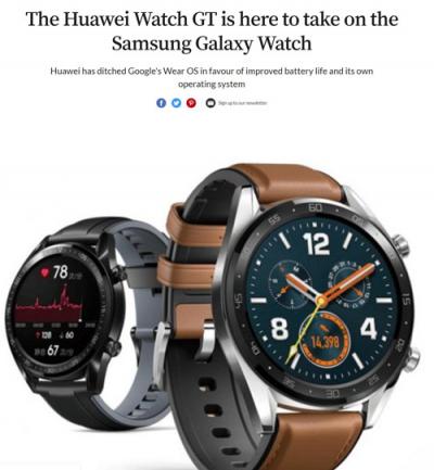 HUAWEI WATCH GT双十一火爆国内市场， 看看外媒是怎么评价它的？