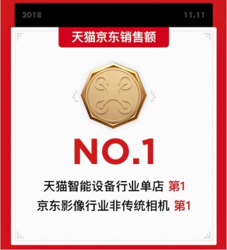 大疆发双11战报：手持设备人气疯涨450%