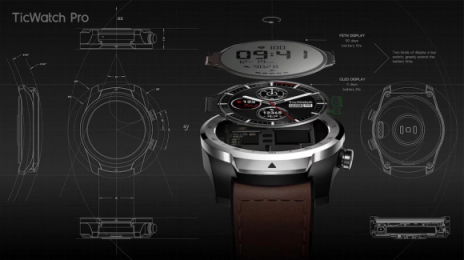 出门问问TicWatch Pro：表现全面的旗舰智能手表