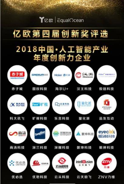 海尔U+荣获2018 中国人工智能产业最具创新力企业奖