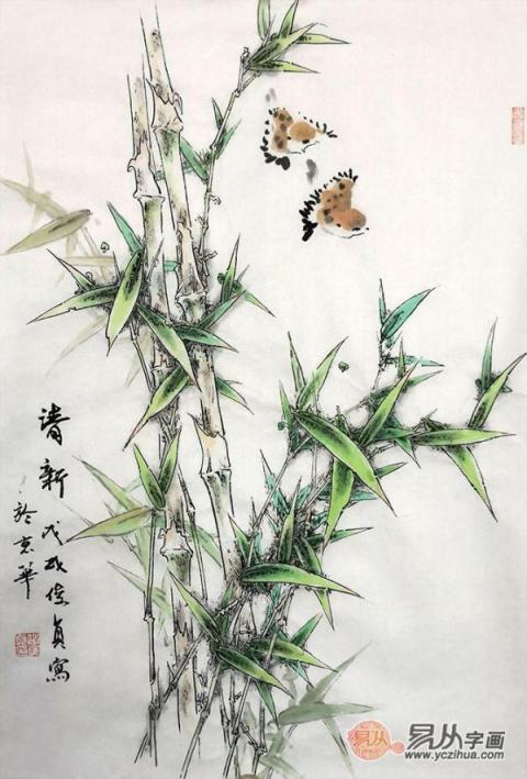 当代画家谁擅长画竹，河北画家赵俊贞竹画艺术赏读