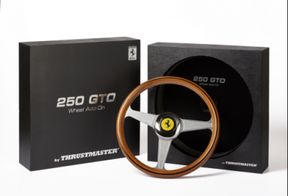 THRUSTMASTER-发布新款法拉利F1仿真方向盘与法拉利GTO250经典仿真款方向盘