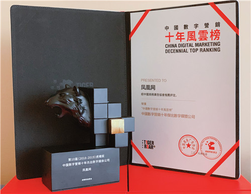 凤凰网获行业奖大满贯 引领数字营销新风向