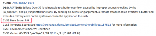 9.8分超高危IBM OpenJ9漏洞预警