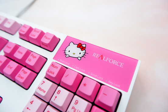 REALFORCE HELLO KITTY限量版键盘，ChinaJoy首亮相