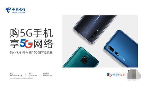 5G手机上市，北京电信推出“购机每月送100GB流量”政策