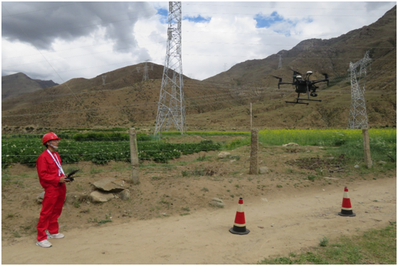全国首次！大疆无人机实现藏区“电力天路”自主巡检