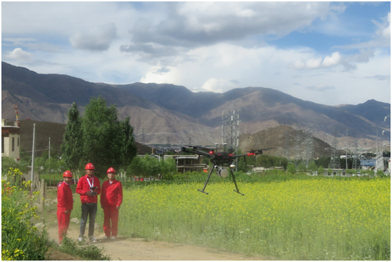 全国首次！大疆无人机实现藏区“电力天路”自主巡检