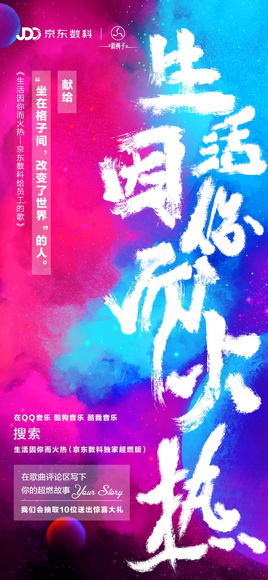 新裤子乐队《生活因你而火热》成为京东数科给员工的歌