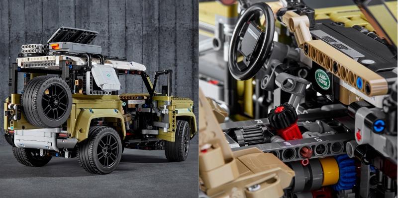 乐高®集团与路虎联手打造 乐高®Technic™系列全新一代路虎Defender车型拼搭类玩具