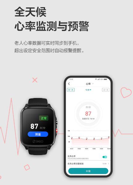 智能手表市场进一步细分 360针对中老年人群推出健康手表