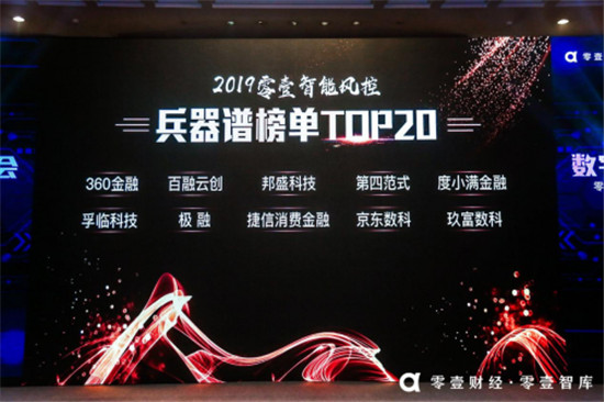 孚临科技荣获零壹智库智能风控兵器谱TOP20