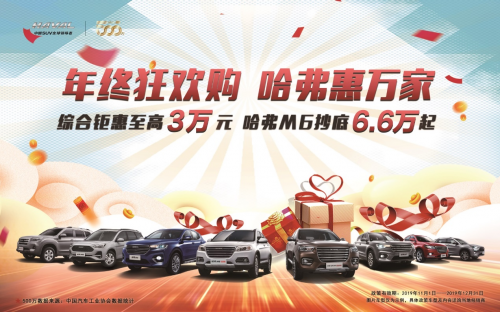 年终购车狂欢等你来 新哈弗H6 Coupe智联版至高钜惠1.75万，买买买！