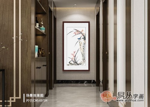 花鸟画赏析：郑晓京写意兰花图 美得清新脱俗