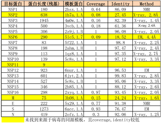 联合科研团队：2019新型冠状病毒所有关键蛋白质同源模建结果和方法公布