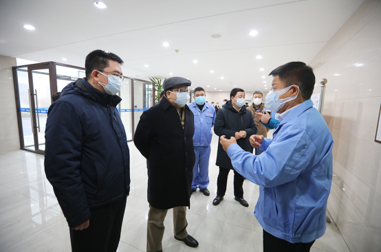 陈向群常务副省长深入生物谷 检查珍奥双迪生产防疫情况