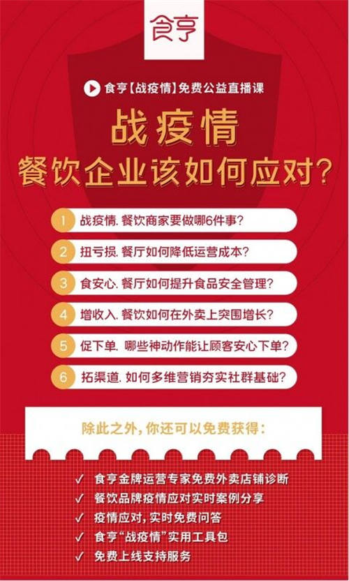 食亨运营专家1对1答疑：疫情当下，外卖该如何做？