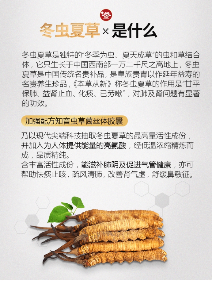 增强肺部功能，你必须了解的维特健灵知音虫草