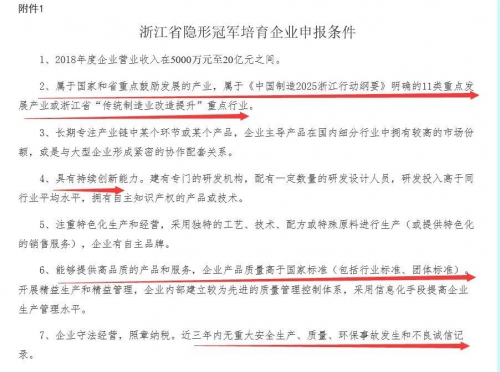 和也入选2019年浙江省“隐形冠军”培育企业