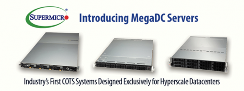 美超微发布专为超大型数据中心设计的首批商用现货系统MegaDC服务器