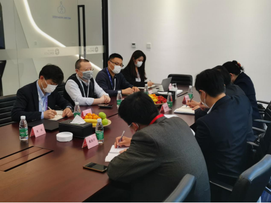 市委军民融合办领导赴眼控科技考察调研