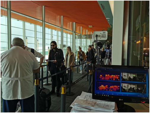 华为云支撑阿根廷国际机场上线AI热成像体温检测系统，无接触测温