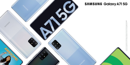 三星中端机阵营再添猛将 Galaxy A71 5G今日全国首销
