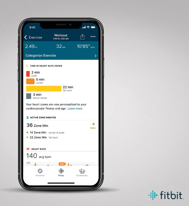 Fitbit提供更多个性化健身指导 致力于为每位用户的健康保驾护航