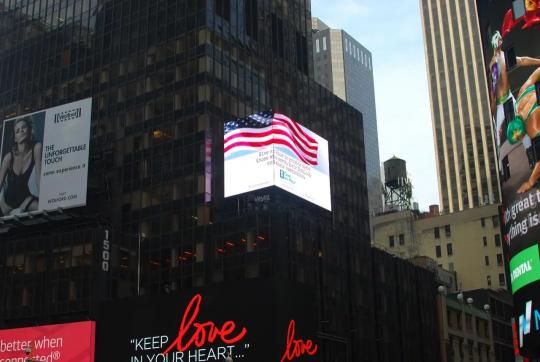 纽约时代广场再上热搜，艾比森使用6年LED显示屏成为热点