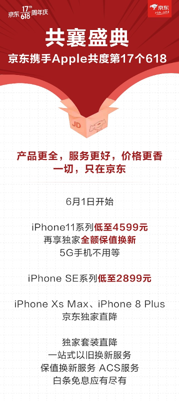 京东保值换新计划全面覆盖 iPhone 11零贬值！