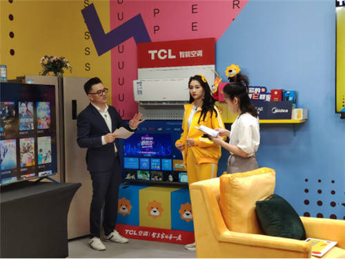 苏宁618超级秀全明星阵容直播带货，TCL柔风空调如众星捧月成亮点