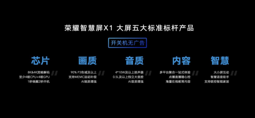 618大促荣耀智慧屏X1成大屏行业第一 引领品质时代到来