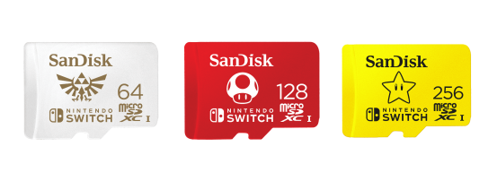 闪迪推出任天堂联名microSD 存储卡