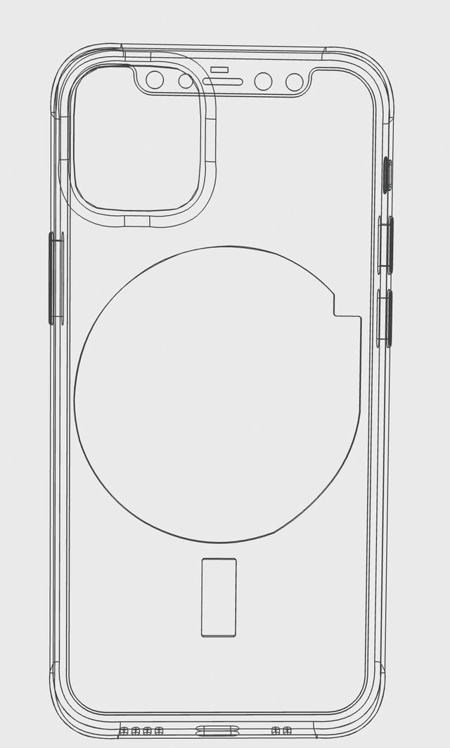 iPhone 12机身新增一圈磁铁，目的直指磁吸无线充电?