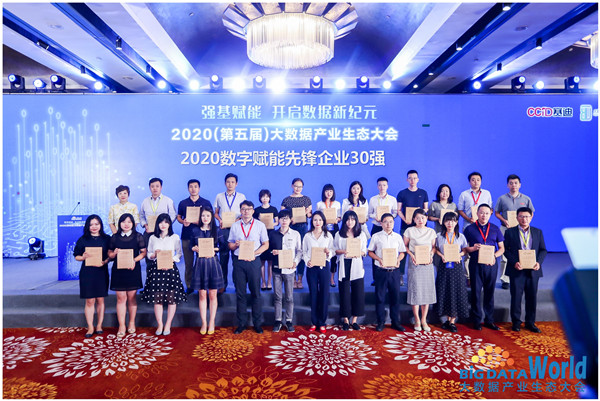 2020大数据产业生态大会 有数科技揽获四大奖项！
