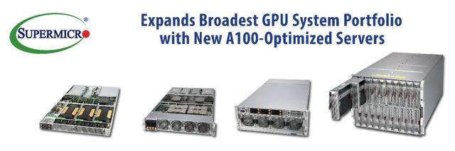 Supermicro 推出搭载 NVIDIA HGX A100 8-GPU 的最高密度 4U 服务器及最新8U SuperBlade®