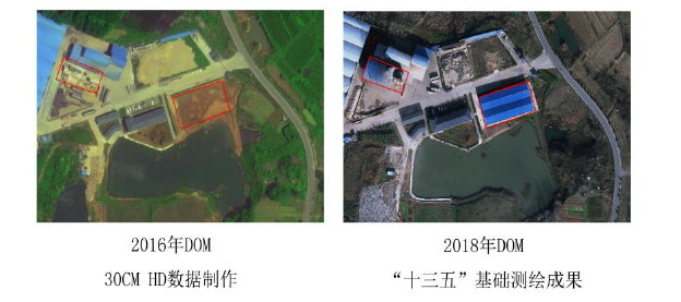 合理布控情况下，利用MAXAR 30cm HD立体影像可达到1∶2000制图需求