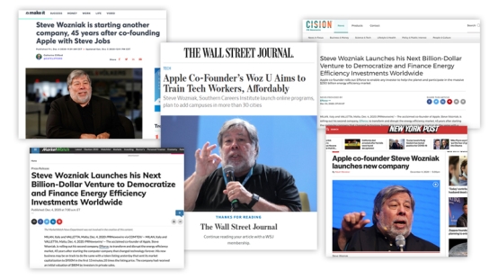 苹果联合创始人Wozniak携EFFORCE项目亮相2020世界区块链大会