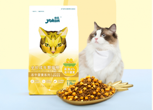 优质国产猫粮推荐，怡亲宠物冻干蛋黄双拼猫粮健康好营养