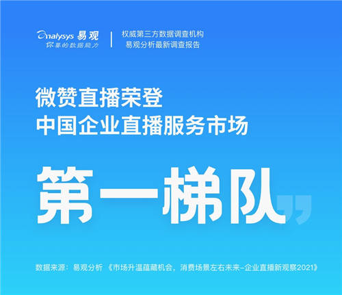 稳居行业第一梯队 微赞直播用技术改变了什么？