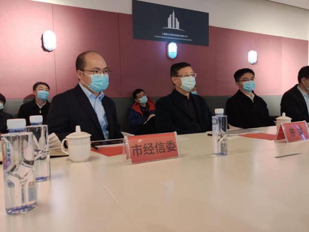 上海市委常委、常务副市长陈寅一行莅临盟云全息考察调研