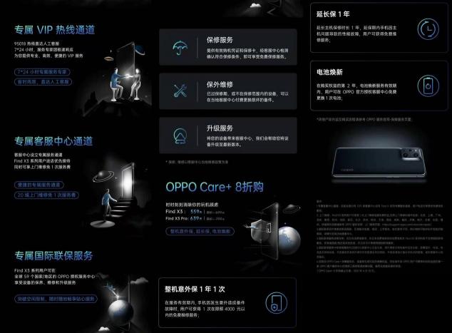 四大专属服务、五大购机权益，OPPO Find X3系列首销享最高24期分期免息