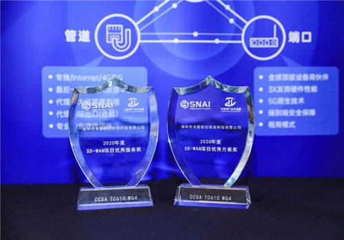 光联集团亮相算网融合产业发展论坛并发表演讲，SD-WAN服务荣获双料大奖