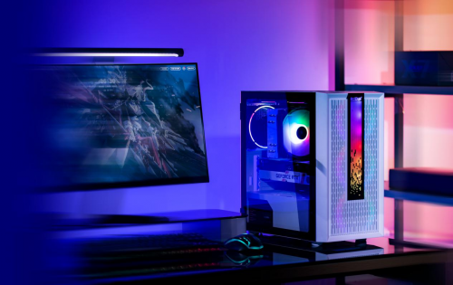 超频三推出旗下Mini塔机箱光愈LM200 MESH RGB，治愈系桌面美物，治愈生活中的不美好